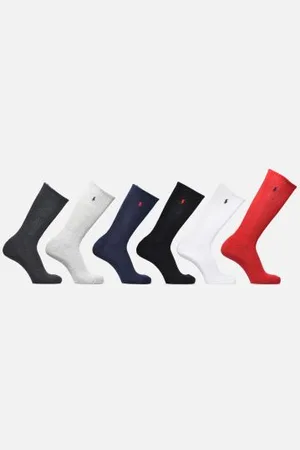 Ralph Lauren 6 Paires De Chaussettes De Sport