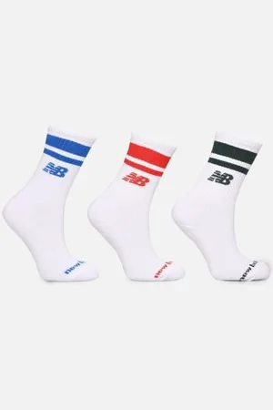 New Balance Everyday Stripe Midcalf 3 Pack