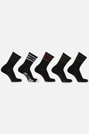 Globe Tilt Hi Crew Sock 5 Pack