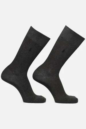 Ralph Lauren Herringbone-Crew Sock-2 Pack