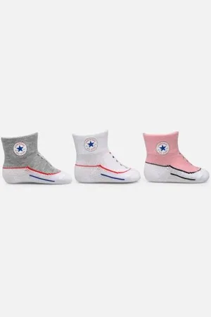 Converse Chuck Infant Toddler Quarter 3Pk