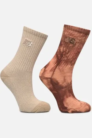 New Balance Lifestyle Tie Dye Midcalf Socks 2Pack
