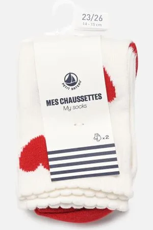 Petit Bateau 2 Paires Chaussettes A0B2201