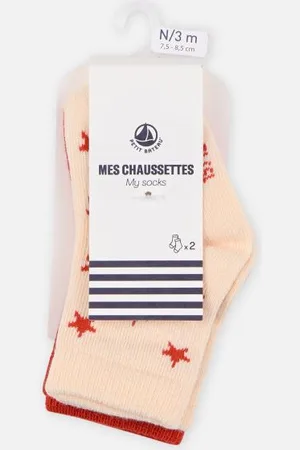 Petit Bateau 2 Paires Chaussettes A06S201