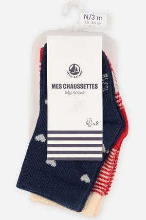 Petit Bateau 2 Paires Chaussettes A06RY01