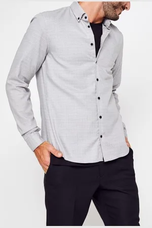 Calvin Klein Washed Slub Bd Slim Shirt