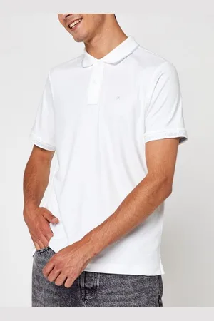Calvin Klein Logo Jacquard Cuff Polo