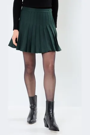 Lacoste Jupe en coton plissé