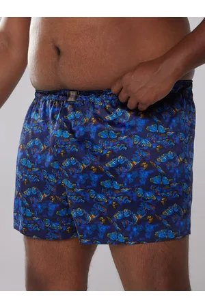 Savage X Fenty Baroque Butterfly Satin Boxers