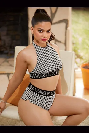 Savage X Fenty Forever Savage High Neck Halter Bralette
