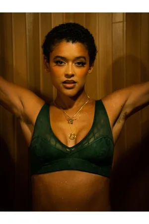 Savage X Fenty Peak Performance Low-Impact X Mesh Sports Bra