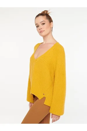 Savage X Fenty Fuzz Fit Knit V-Neck Sweater
