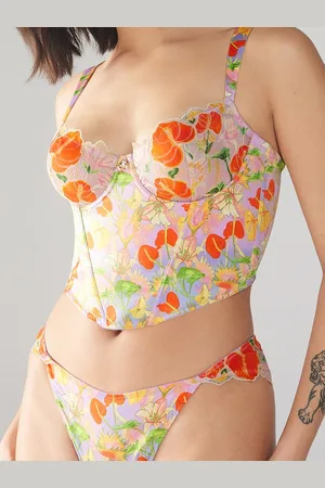 Savage X Fenty Mutha Nature Satin Bustier