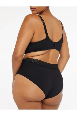 Savage X Fenty Cotton Essentials Lace-Trim Shortie Panty