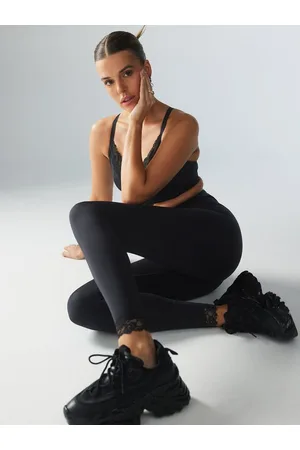 Savage X Fenty Hotline Lace-Trimmed High-Waist Legging