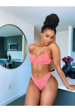 Savage X Fenty Flocked Logo Unlined Bra