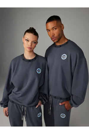 Savage X Fenty Essential Holographic Logo-Trim Sweatshirt
