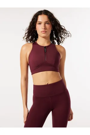Savage X Fenty Locked & Lifted Half-Zip Medium-Impact Sports Bra