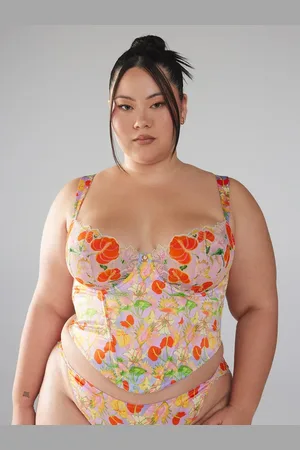 Savage X Fenty Mutha Nature Satin Bustier