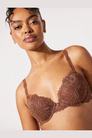 Savage X Fenty Romantic Corded Lace Padded Demi Bra