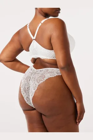 Savage X Fenty Romantic Corded Lace Brazilian Panty