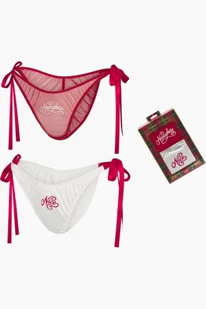 Savage X Fenty Flirty & Wordy Bikini Panty 2-Pack