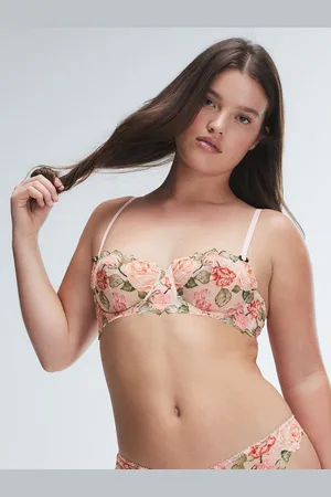 Savage X Fenty Les Roses Lace Unlined Balconette Bra