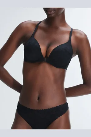 Savage X Fenty Lavish Lace Front-Closure Push-Up Bra