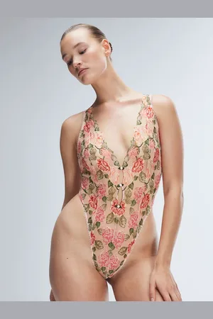 Savage X Fenty Les Roses Lace Teddy
