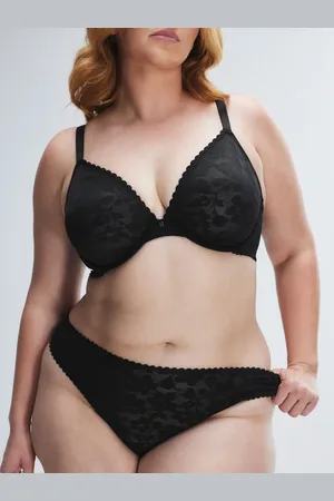 Savage X Fenty Lavish Lace Unlined Plunge Bra