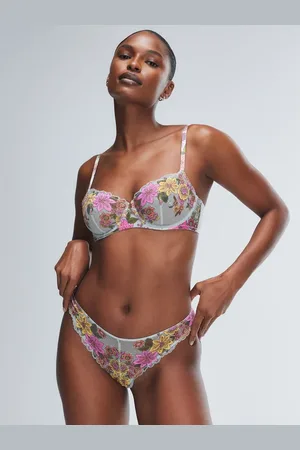 Savage X Fenty Mod Poppy Unlined Lace Balconette Bra