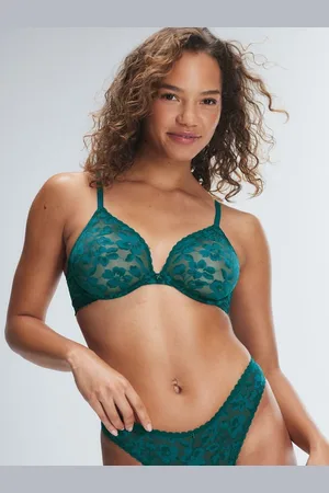Savage X Fenty Lavish Lace Unlined Plunge Bra