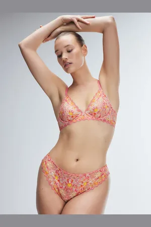 Savage X Fenty Sunray Lace Plunge Bra
