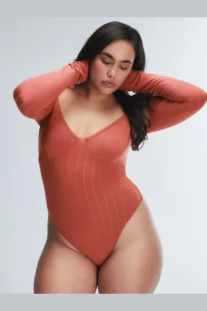 Savage X Fenty Sleek Stitch Modal Sleep Long-Sleeve Bodysuit