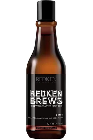 Redken Brews 3 In 1 - Champú, Acondicionador Y Gel