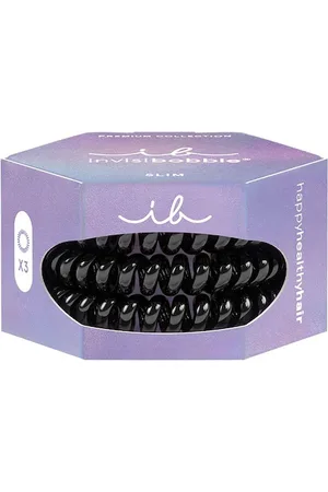 invisibobble Slim Premium - True Black, Gomas Para El Pelo