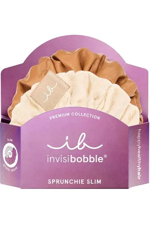 invisibobble Sprunchie Slim Premium - Crème De Caramel, Gomas De Pelo