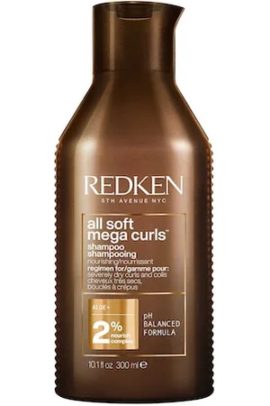 Redken All Soft Mega Curls - Champú Para Cabello Muy Seco, Rizado A Encrespado - 300ml