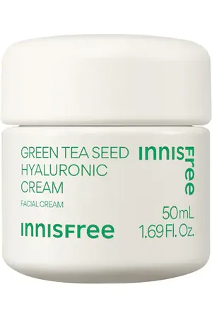 Innisfree Crema Hidratante Con Ácido Hialurónico Y Té Verde - Crema Hidratante