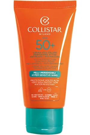 Collistar Active Protection Sun Face Cream Spf 50+-protector Solar Facial