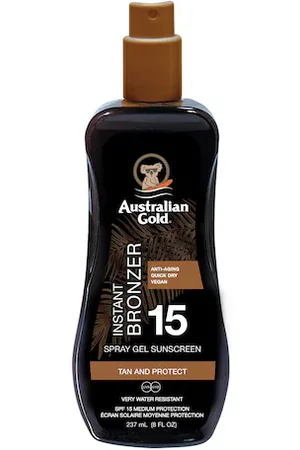 Australian Gold Spf 15 Spray Gel With Bronzer - Protector Solar Con Bronceador