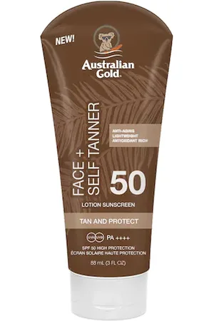 Australian Gold Face + Self Tanner - Protector Solar Spf 50
