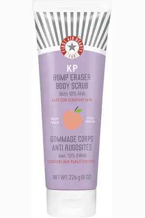 First Aid Beauty Kp Body Scrub With 10% Aha Peach - Exfoliante Corporal Con Aha, Melocotón Fresco