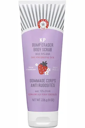 First Aid Beauty Kp Body Scrub Strawberry - Exfoliante Corporal Aha Fresa Suavidad Instantánea