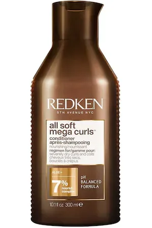 Redken All Soft Mega Curls - Acondicionador Para Cabello Muy Seco, Rizado A Encrespado - 300ml