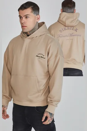 Sudadera Negra con Capucha Panelada