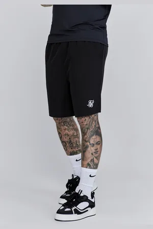 SikSilk Pantalones Cortos Negros Masculino S