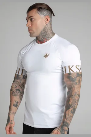 SikSilk Camiseta técnica blanca para hombre XS