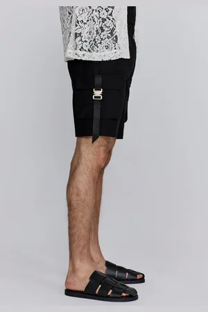 SikSilk Pantalón Corto Cargo Vuelo Negro Masculino XS