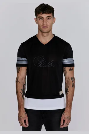 SikSilk Camiseta Fútbol Negra Masculino XS